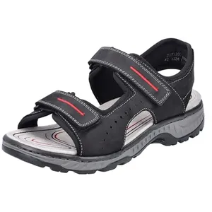 Sandales Sportives - Rieker - FSK - Noir - Basse - Plat pas cher