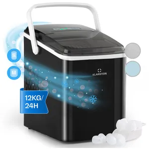 KLARSTEIN Arctic Porter ijsblokjesmachine bullet-ijs 12kg/24h rvs pas cher