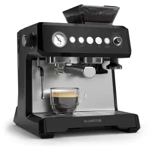 Klarstein - GrandPresso Machine à Café Grain 20 Bars, 1350W, Moulin ... pas cher