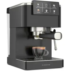 Klarstein SteelPresso Touch portafiltermachine | touch display | 20 bar | rvs