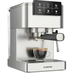 KLARSTEIN SteelPresso Touch portafiltermachine | touch display | 20 bar | rvs