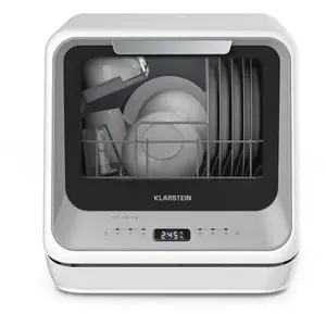 Klarstein Amazonia Mini Vaatwasser - Compact Aanrechtblad, 7 Programma...