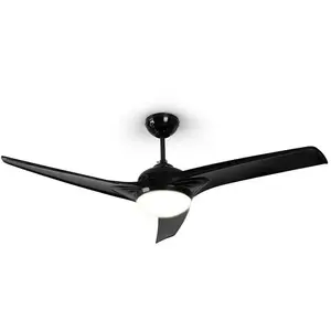 Comparateur de prix : KLARSTEIN Figo plafondventilator, 52" (132 cm) Ø, vermogen: 55 watt, zwart