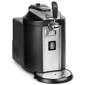 Klarstein Beerkules biertapinstallatie 5l vaten | compressor | 120W zwart