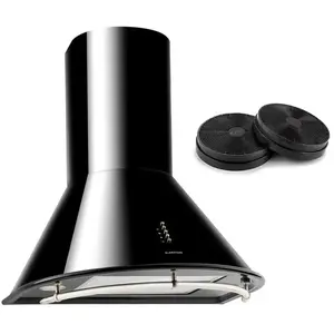 KLARSTEIN Lumio Neo Hotte aspirante + 2 filtres recyclage d'air 610 m³/h noir
