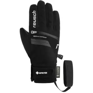 Reusch Gant Travis Gore-Tex Kids Black /Silver 4 pas cher