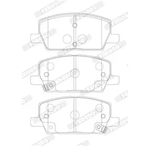 FERODO Plaquettes de frein X4 pour OPEL: Mokka, Insignia & CHEVROLET: Trax (Ref: FDB4914)Vendu paroscaro