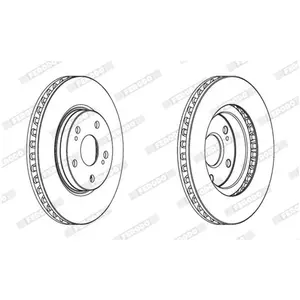 FERODO Disques de frein pour LEXUS: IS (Ref: DDF1814C) pas cher