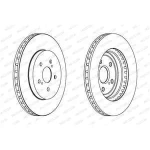 Remschijf DDF1544C Ferodo pas cher