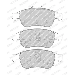 Remblokkenset Jeep/fiat FDB4953 Ferodo pas cher