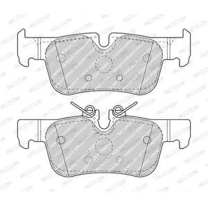 Comparateur de prix : Remblokkenset BMW/MINI FDB4954 Ferodo