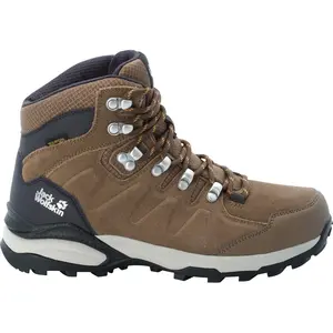 Jack Wolfskin Refugio Texapore Mid - Wandelschoenen - Dames Brown / Apricot 39.5 pas cher