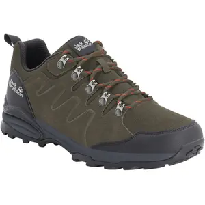 Jack Wolfskin Refugio Texapore Low M Chaussures de marche pour homme, Kaki Phantom, 42.5 EU pas cher