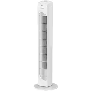 MEDION E11 TF Torenventilator met afstandsbediening (3 snelheden, stille slaapmodus, 45 W, horizontale oscillatie 60°, timer, MD12067) wit pas cher