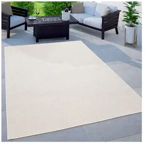 Paco Home Tapis Extérieur Balcon Terrasse Tapis Cuisine Uni Motif Mouc...Vendu parcdiscount