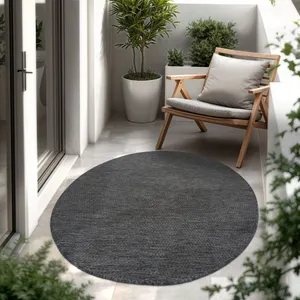 Paco Home Tapis Extérieur Balcon Terrasse Tapis Cuisine Uni Moucheté S...