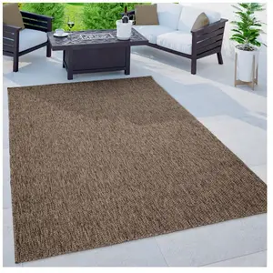 Paco Home Tapis Extérieur Balcon Terrasse Tapis Cuisine Uni Motif Mouc...Vendu parcdiscount