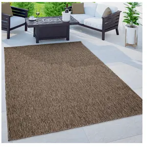 Paco Home Tapis Extérieur Balcon Terrasse Tapis Cuisine Uni Motif Mouc...Vendu parcdiscount