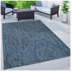 Paco Home Tapis Extérieur Balcon Terrasse Tapis Cuisine Uni Motif Mouc...