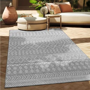 Paco Home Tapis Exterieur Terrasse Balcon Tapis Cuisine Motif Losange ...