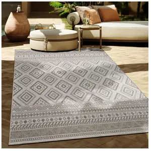 Paco Home Tapis Intérieur & Extérieur Balcon Terrasse Cuisine Motif Bo... pas cher