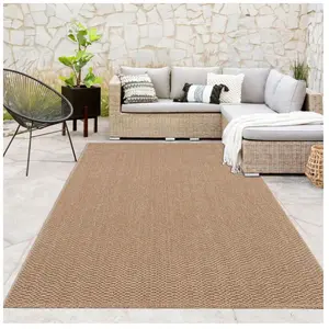 Paco Home Tapis D'Extérieur Résistant Aux Intempéries Balcon Salon Uni... pas cher