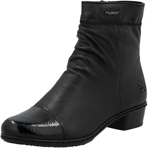 Bottine - Rieker - Lagro - Cuir - Noir - Zip - Femme pas cher