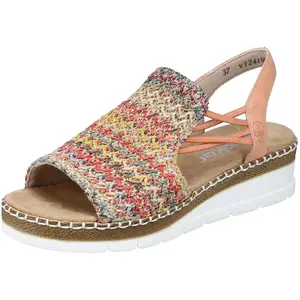 Rieker, Femmes, Sandales, Damen Halbschuh, Multicolore, (42) pas cher