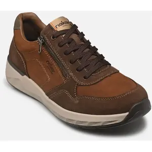 RIEKER Sneakers cuir talon plat pas cher