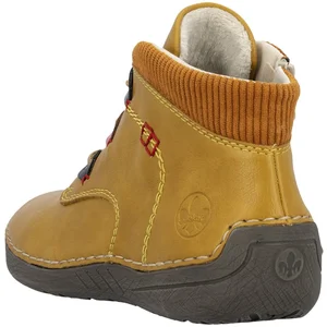 Basket Montante à Lacets Rieker Raposa - Jaune pas cher