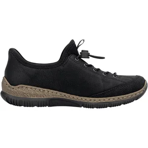 Basket Basse - RIEKER - Scuba - Lacets - Noir - Femme pas cher