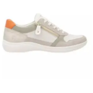 Baskets - REMONTE - D1E06 - Cuir - Zip - Talon Plat 2 cm pas cher