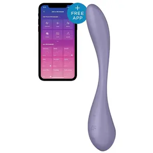 Satisfyer 'G-Spot Flex 5 Connect App', 23 cm, met app, g-spot-vibrator, flexibel, 2 motoren pas cher