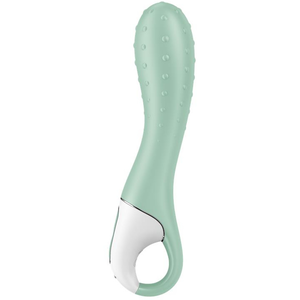 Satisfyer Vibro Point G Gonflable Air Pump Vibrator 3 12 x 4cm vert  pas cher