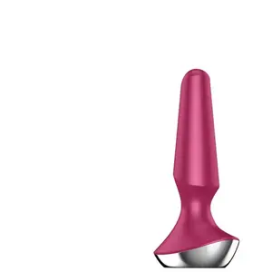 Satisfyer plugvibrator met app-bediening, Plug-ilicious 2, waterdicht, huidvriendelijke siliconen