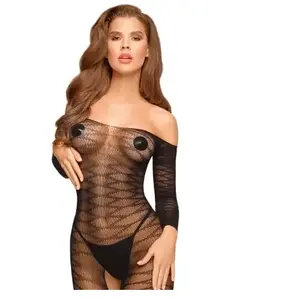 Penthouse, R-L Dreamy Diva Combinaison ouverte Noir Taille S-L pas cher