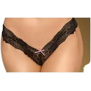 Comparateur de prix : PENTHOUSE TANGAS | Penthouse Dangerous Darling Thong Black L/xl