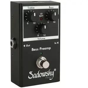 Sadowsky SBP-2 Bass Preamp equalizer effectpedaal voor basgitaar pas cher
