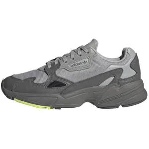 Basket adidas Originals FALCON - ADIDAS ORIGINALS - Femme - Gris - Polyester - Lacets - Plat pas cher