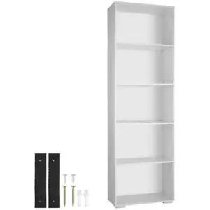 TECTAKE Bibliothèque LEXI avec 5 Étagères en Bois MDF Meuble de Rangem...Vendu parcdiscount