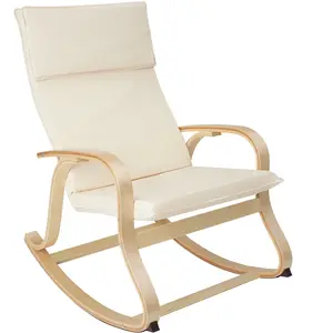 TECTAKE Fauteuil à bascule Roca