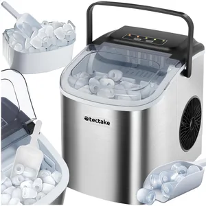 tectake - Ijsblokjesmachine Arctic - 1,2L - 2 ijsblokjesformaten - Ice...