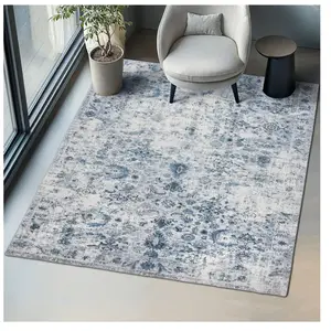TAPIS - TECTAKE - Tapis design vintage AMARA motif oriental à poils co... pas cher