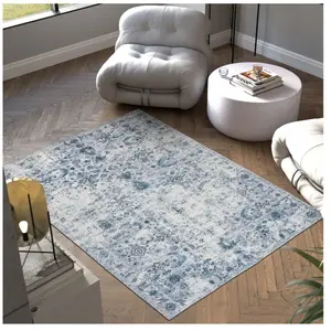 TAPIS - TECTAKE - Tapis design vintage AMARA motif oriental à poils co... pas cher