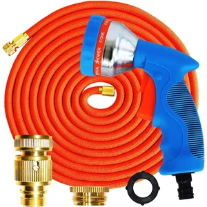 GRÜNTEK Kit de tuyau d'arrosage flexible 8 pièces KING COBRA 22,5 m