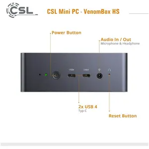 CSL Computer Mini-PC (HTPC) VenomBox 8845HS () AMD Ryzen 7 8845HS 32 G...