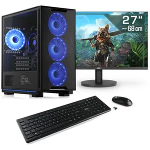 PC Gaming, CSL Computer, M11320H, Ryzen 7 9700X, Radeon Graphics, 32 G... pas cher