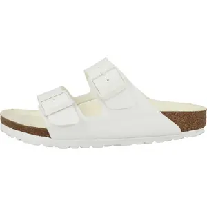 Birkenstock, Unisexe, Sandales, Triples d'Arizona, Blanc, (41) pas cher