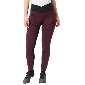 VAUDE Collant Chaud Posta pour Femme Pantalon, Cassis, Taille 40 pas cher