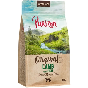 Purizon Sterilised Adult agneau, poisson - sans céréales pour chat - 400 g pas cher